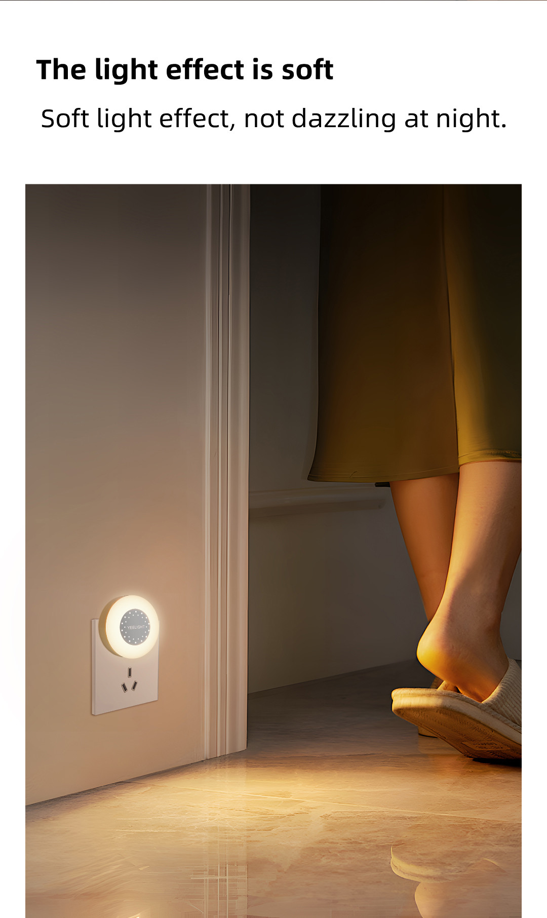 Yeelight เสียบแสง sensing night light Human Body Sensor LED ตู้เสื้อผ้า ...