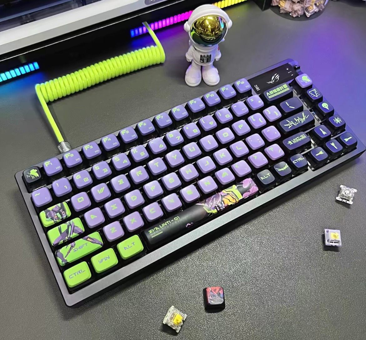 Csgo-eva พุดดิ้ง Keycaps PBT Dye-sub OEM Profile Keycap Custom Keycaps ...