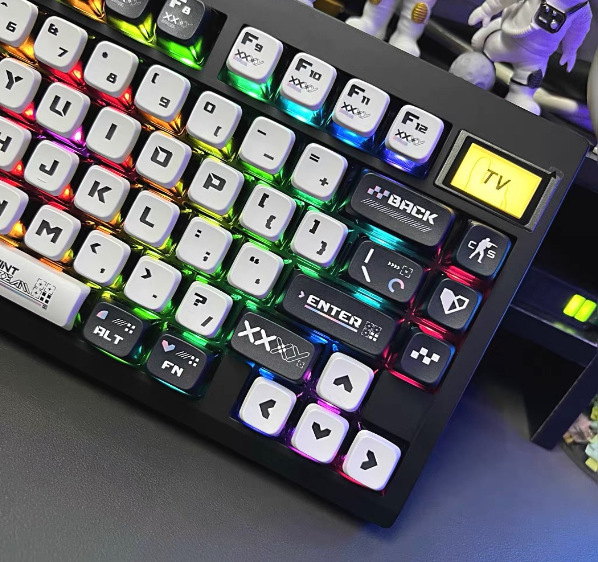 Csgo-eva พุดดิ้ง Keycaps PBT Dye-sub OEM Profile Keycap Custom Keycaps ...
