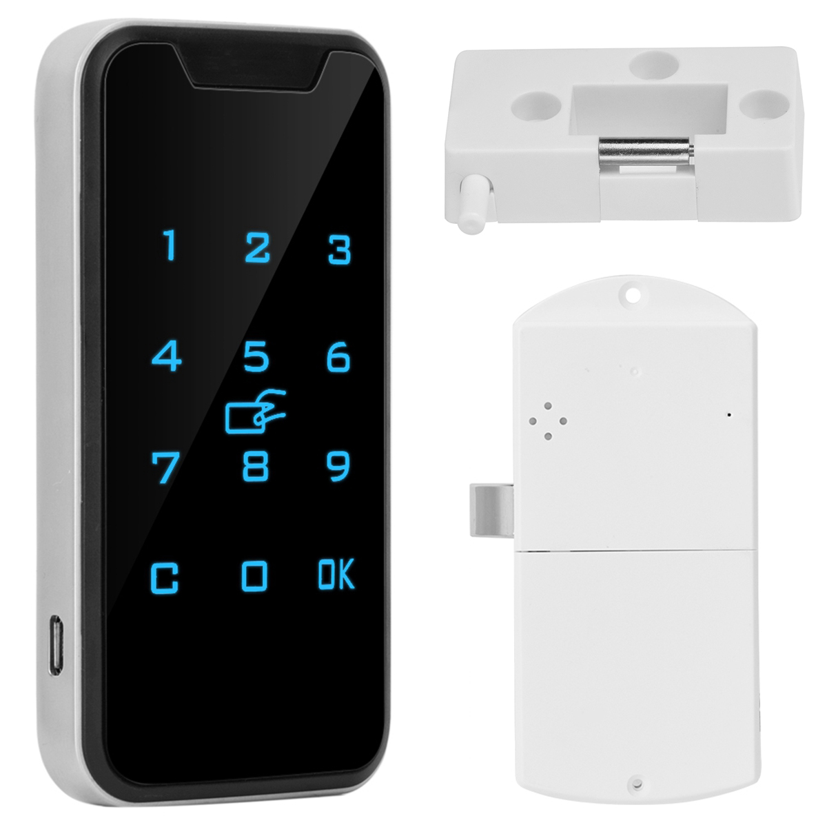 Smart Lock Key Card & Password กลอนดิจิตอล Digital Door Lock ล็อคตู้แบบ ...