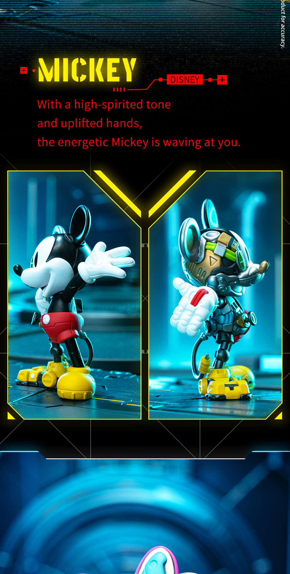 【Available on July 25th 8:30am】52TOYS Disney Mickey and Friends-Cyborg ...