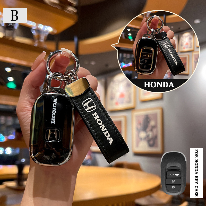 Honda 2/3/4 ปุ่มออกแบบใหม่ TPU รถ Remote Key สําหรับ Honda CRV/HRV ...