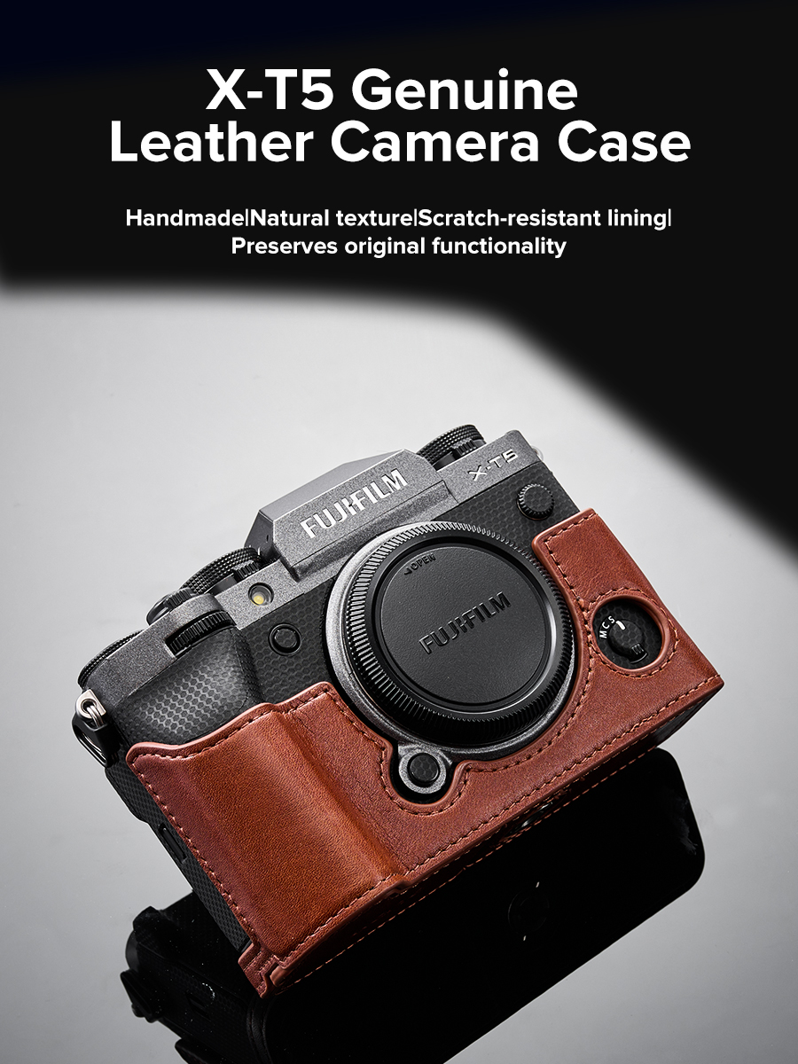 Llano Fuji XT5 กระเป๋ากล้องหนังแท้คุณภาพซองหนังครึ่งสําหรับกล้องดิจิตอล ...