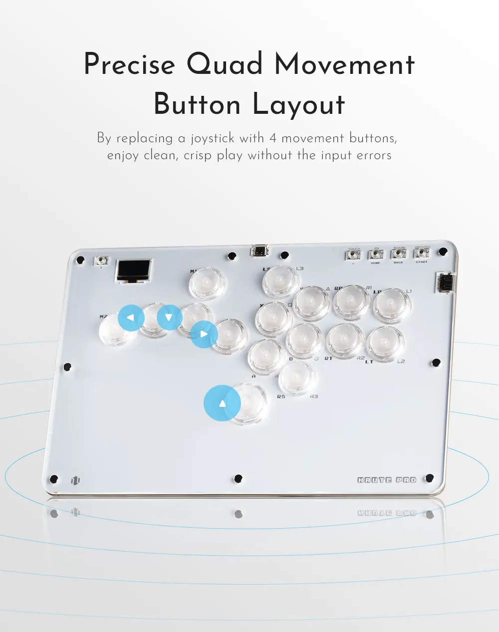 ⭐Haute42 R16 จอยสติ๊กอาเขต Hitbox Controller ปุ่มขอบ leverless อาเขต ...