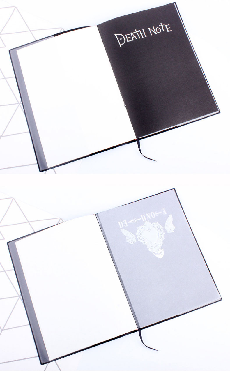Anime Death Note Notebook Set Quill-Pen Leather Journal Collectable ...