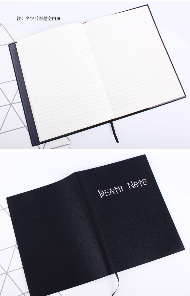 Anime Death Note Notebook Set Quill-Pen Leather Journal Collectable ...