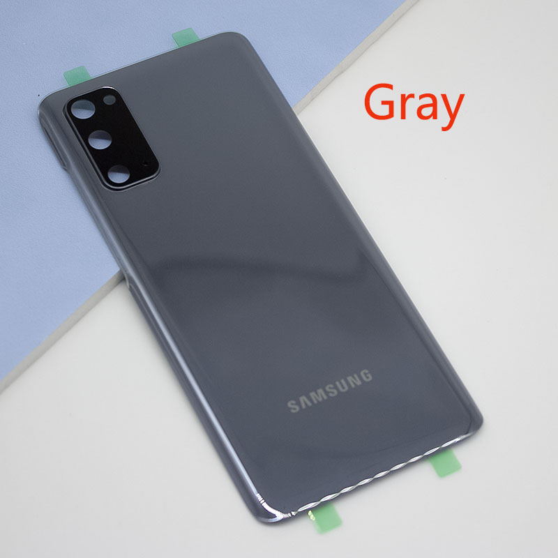 ฝาหลังแบตเตอรี่ใหม่สําหรับ Samsung Galaxy S20 G980 G980F ฝาหลัง ...