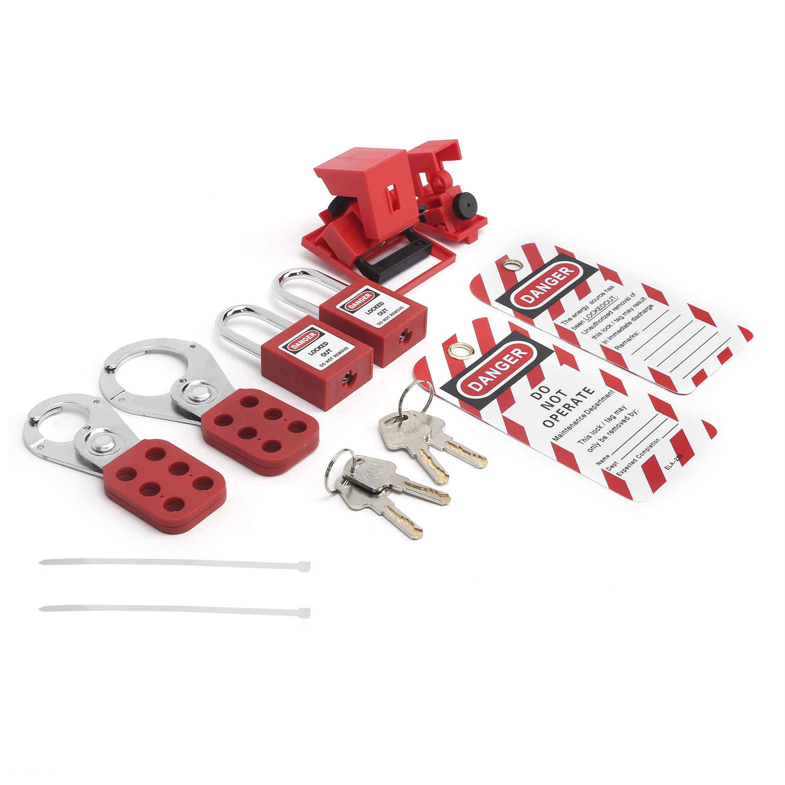 pluto326 Lockout Tagout Kit Multifunctional with Hasp Warning Tag ...