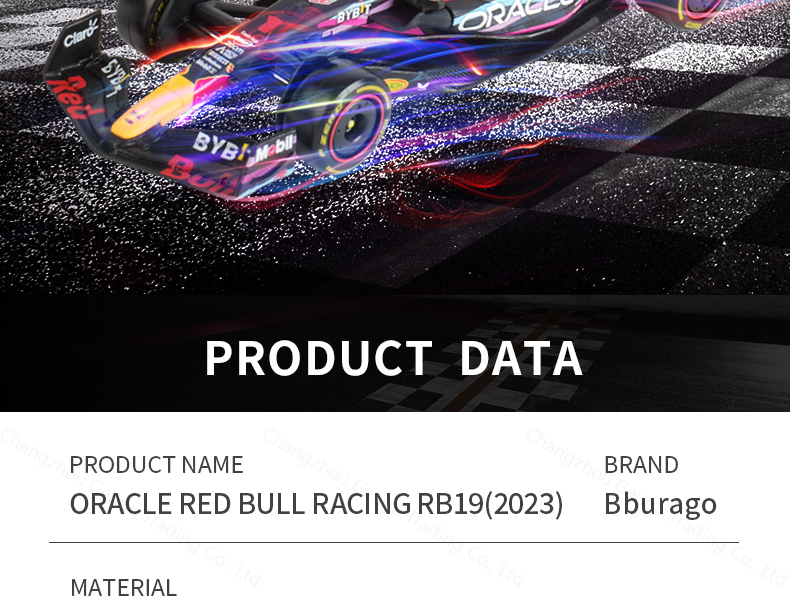 Bburago 1:43 2023 RB19 #1 #11 โมเดลรถยนต์จําลอง อัลลอยด์ Red Bull Miami ...