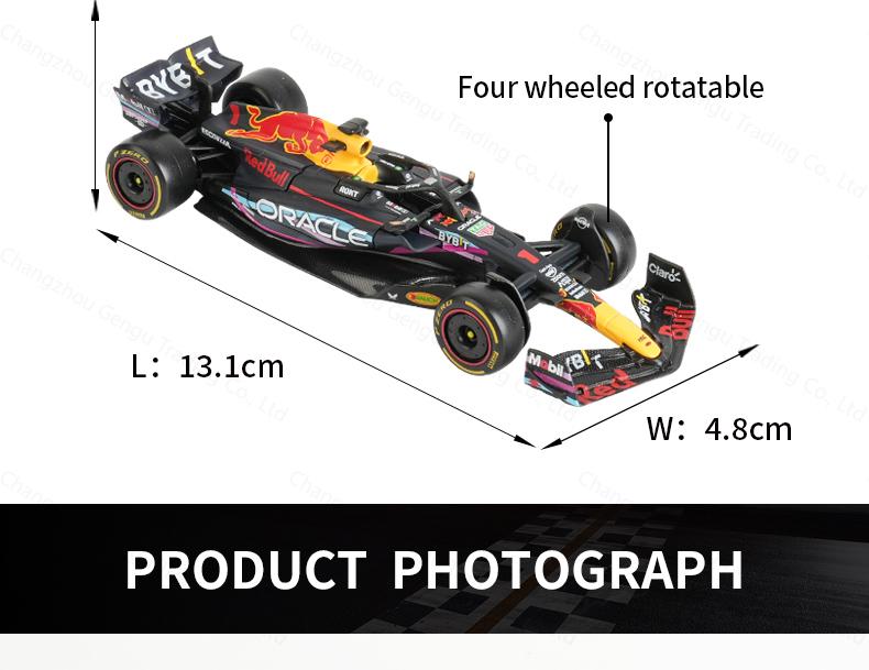 Bburago 1:43 2023 RB19 #1 #11 โมเดลรถยนต์จําลอง อัลลอยด์ Red Bull Miami ...
