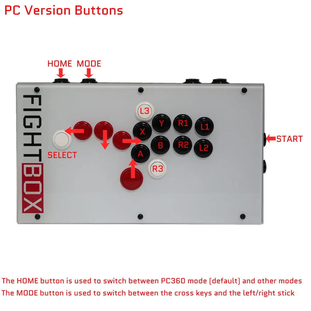 ⭐⭐⭐F10 ทั้งหมดปุ่ม Hitbox สไตล์อาเขต Stick FightBox ต่อสู้จอยสติ๊กเกม ...