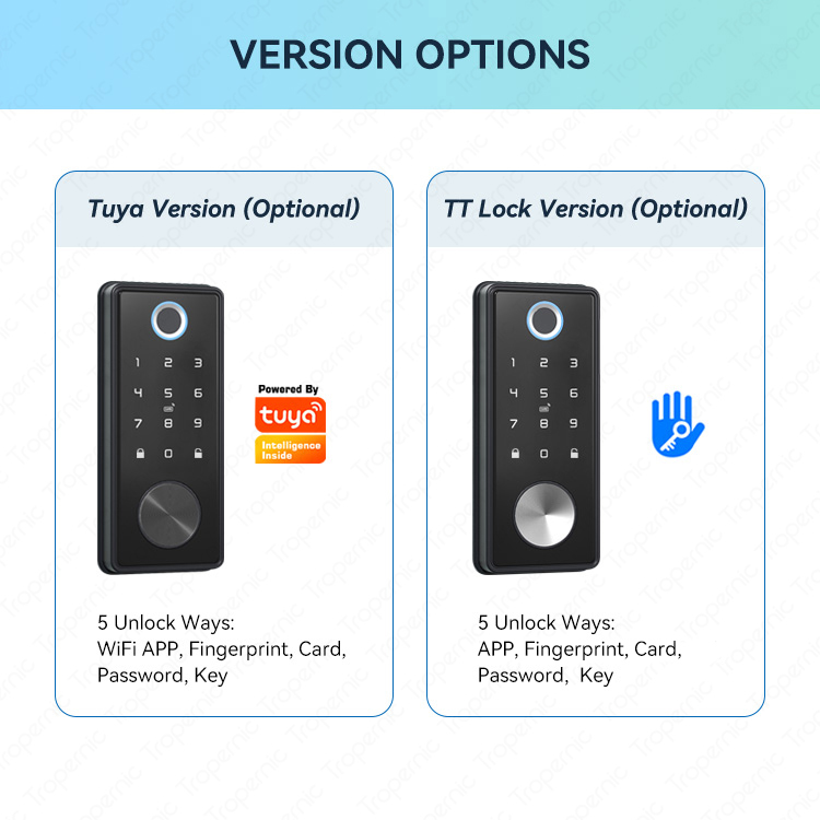 Tuya รีโมตกุญแจสไลด์ลายนิ้วมืออัจฉริยะ Wifi ดิจิทัล แบบสไลด์รหัสผ่าน ...