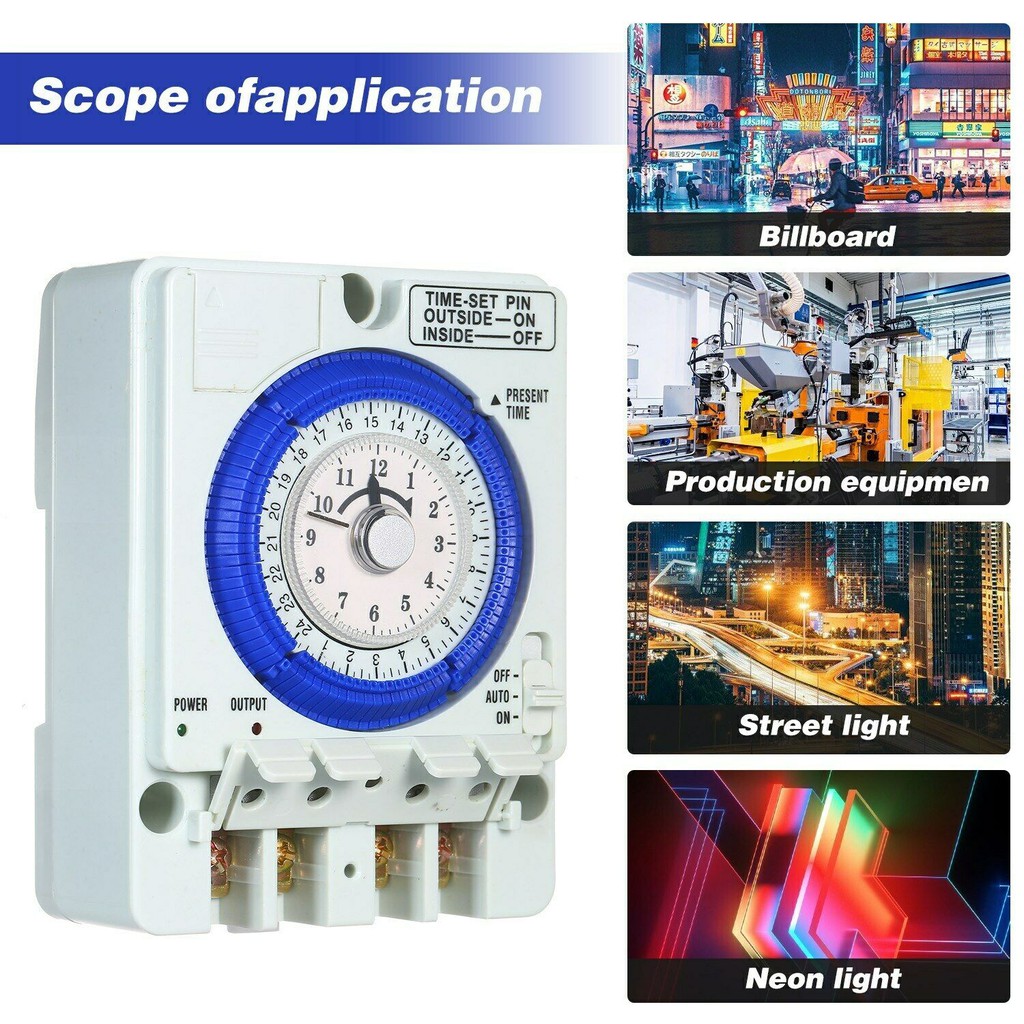 Digital Timer Switch ไทม์เมอร์ นาฬิกาตั้งเวลา 24ชม รุ่น TB388 ตัวตั้ง ...