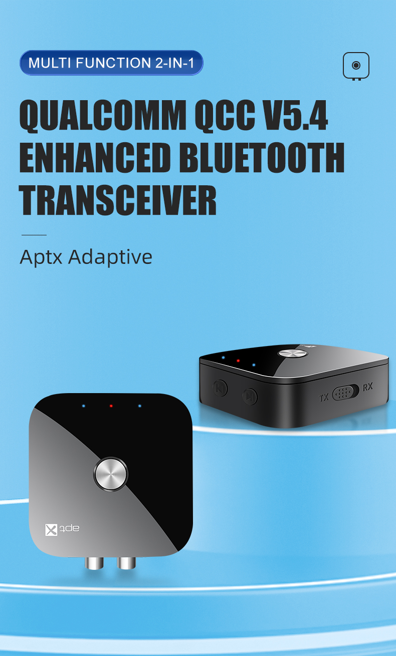 ใหม่ Qualcomm Bluetooth 5.4 รับและส่งอะแดปเตอร์เสียงไร้สายรองรับการส่ง ...
