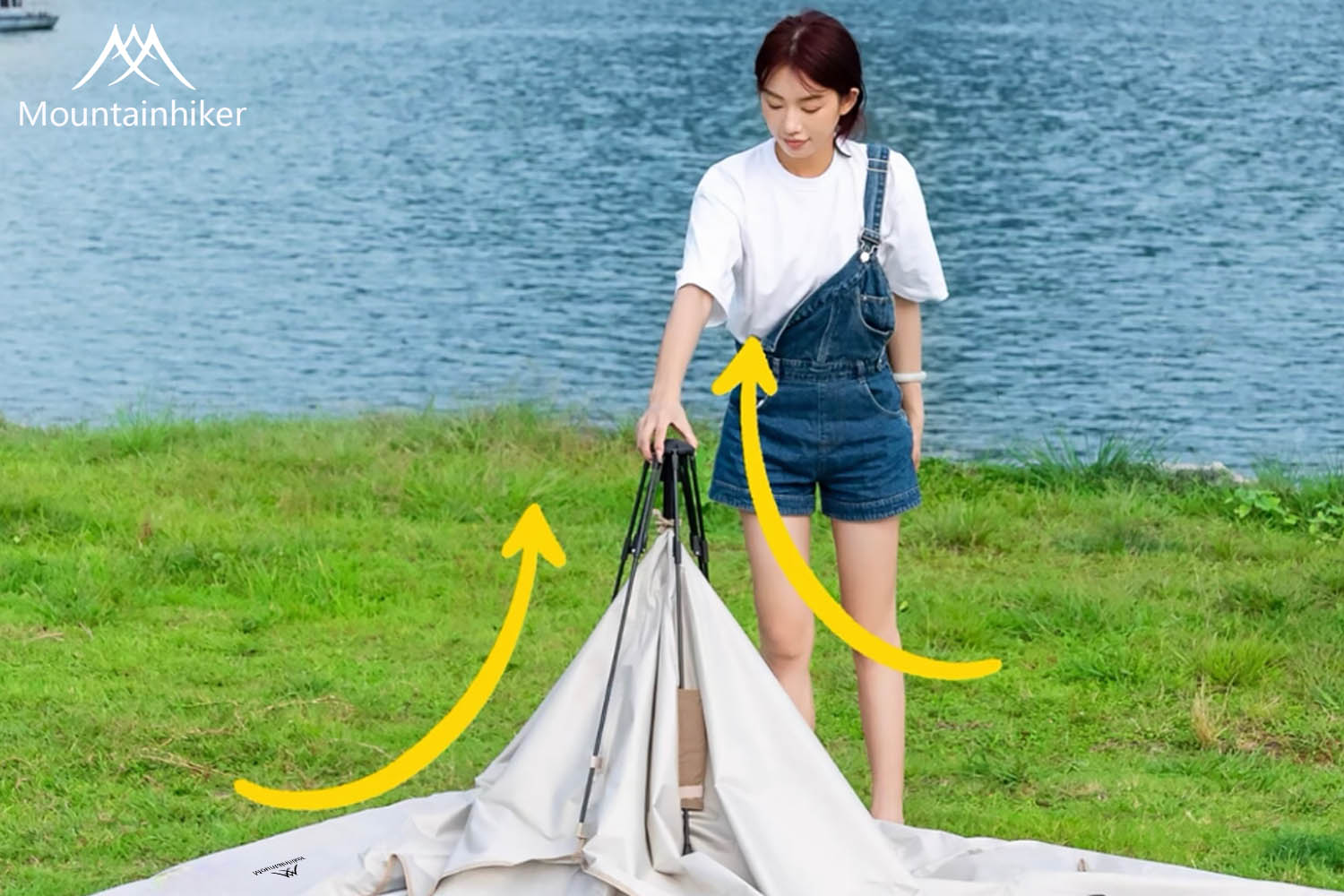 Mountainhiker เต้นท์แคมปิ้ง เต้นท์ นอน 3 - 4 คน คน เต็นท์สนาม เต็นท์เดินป่า เต็นท์นอน