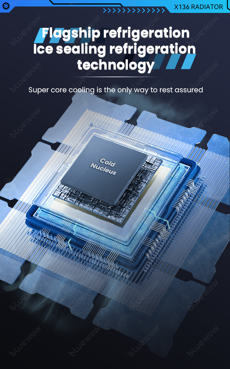 Bluewow X136 แบตเตอรี่ขนาดใหญ่ 2500Mah Extreme Reverse Cooling พื้นที่ ...