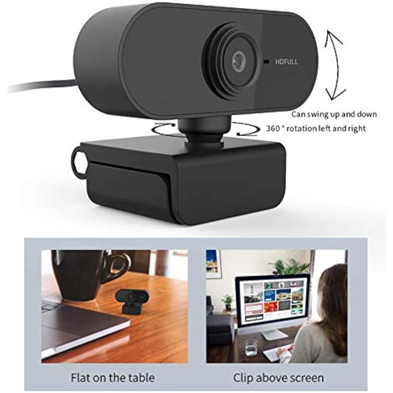 เว็บแคม 1080P Full HD Video Call สําหรับแล็ปท็อปพีซีพร้อมไมโครโฟน 1080P ...