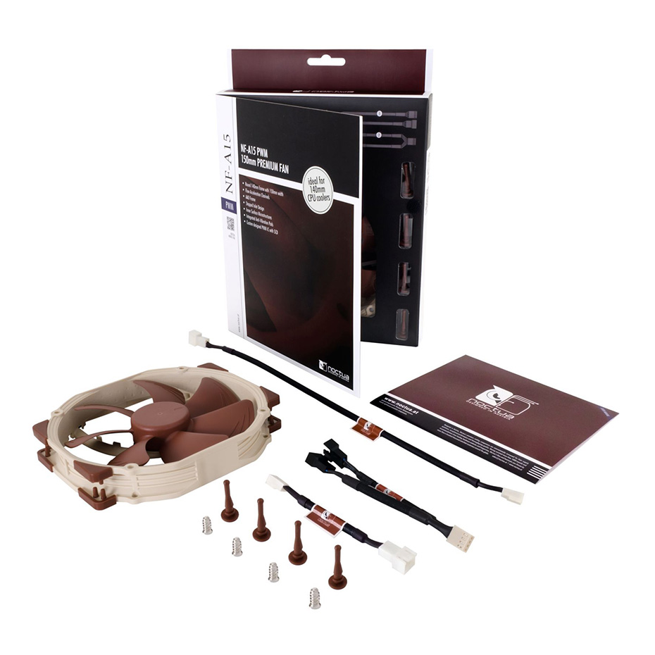 Noctua NF-A15 PWM SSO2 Magnetic Stable Bearing 15 ซม.U14S พัดลม Adovet ...