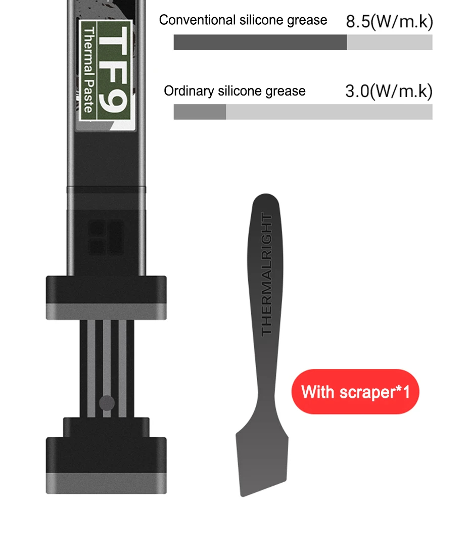 Thermalright TF9 1.5g/2.9g Thermal Paste Heat Sink Compound 14 W/mk ...