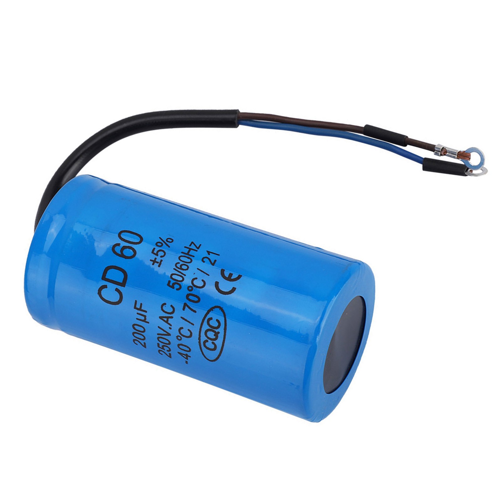 MMADAR CD60 Run Capacitor พร้อมสายไฟ 250V AC 200uF 50/60Hz สำหรับ ...