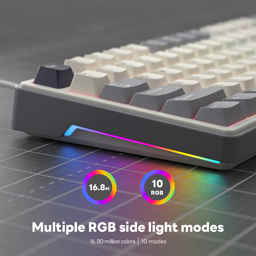 Rk ROYAL KLUDGE RKR87 PRO ปะเก็นคีย์บอร์ดแบบมีสาย | Shopee Thailand