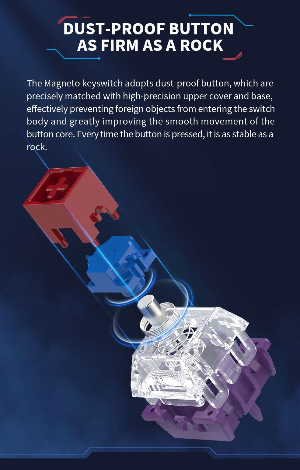 Ttc King of Magnetic Switch Gaming TTC Magneto Switches ความเสถียรสูง ...