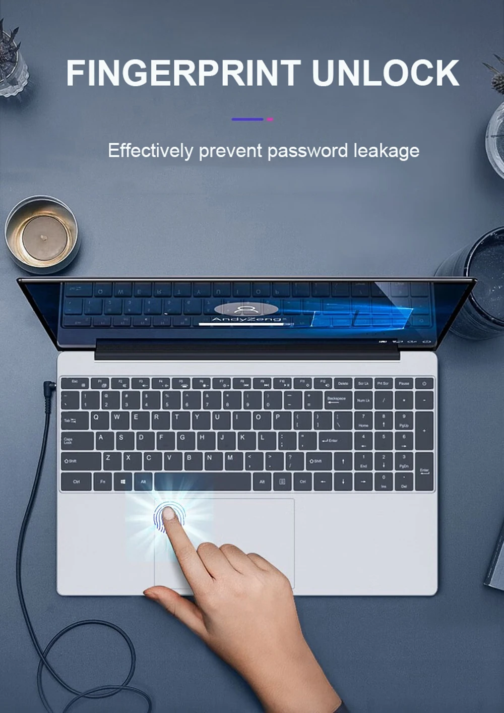เปิดตัวผลิตภัณฑ์ใหม่Fingerprint Uniock Notebook Windows 11 Pro 15.6 ...