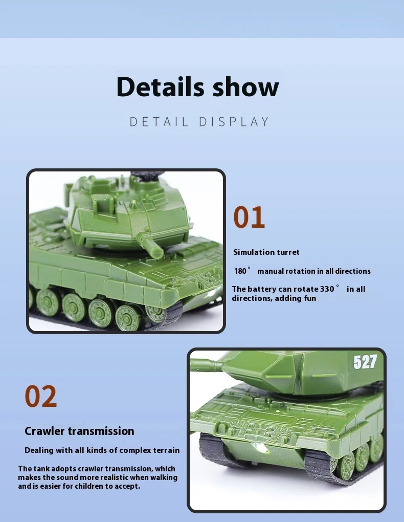 2.4g RTR RC Mini Crawler ถังของเล่น 1/77 Scale เยอรมัน Panther ถังรุ่น ...