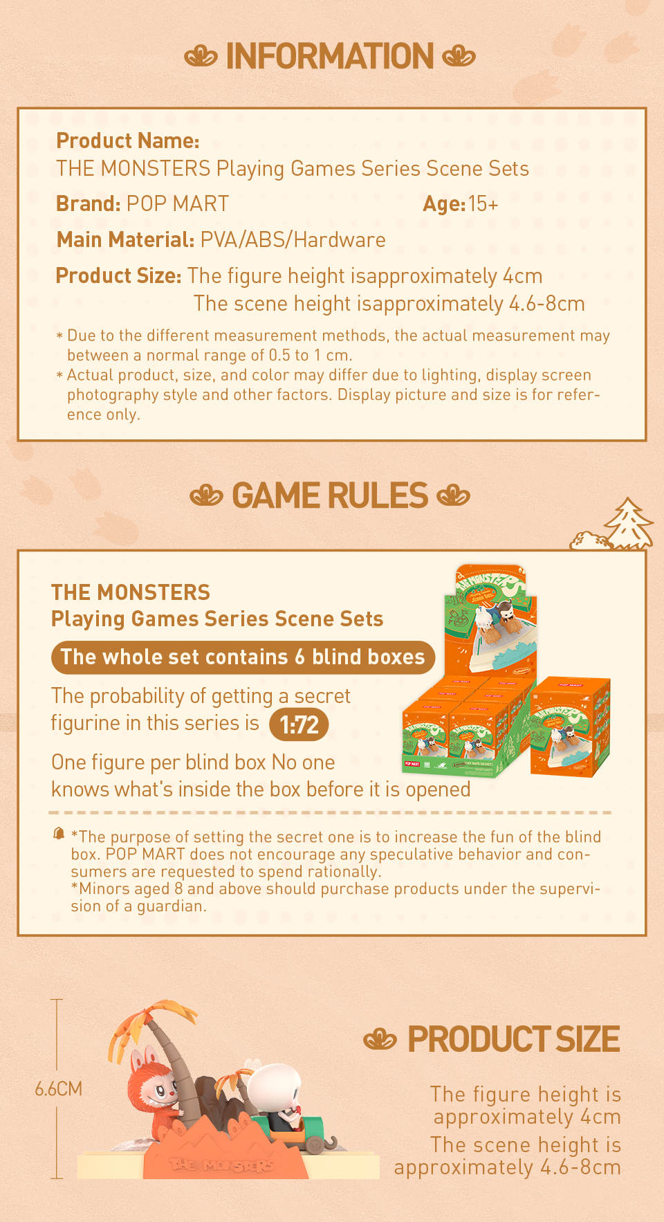 POP MART THE MONSTERS Playing Games Series Scene Sets Shopee Thailand Cn 11134208 7r98o