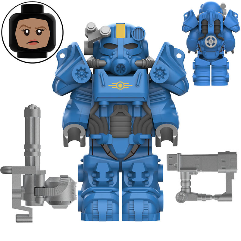 Fallout Shelter T60 Power Armor Figure Building Block Maximus Cooper ...