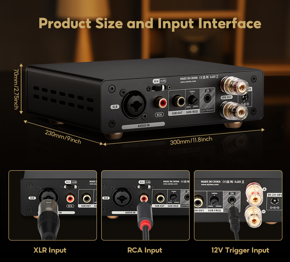 Aiyima A70mono パワーアンプ 300W GaNアダプタ付き Aiyima A70mono パワーアンプ 300W GaNアダプタ付き Amazon.com