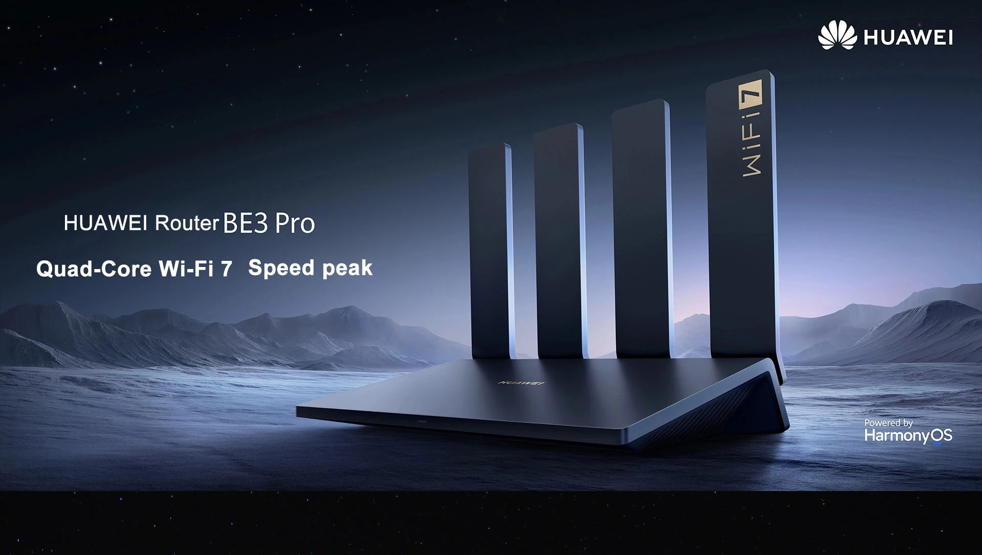 Huawei BE3 Pro เราเตอร์ไร้สาย Wi-Fi 7 3600Mbps สัญญาณเครือข่าย