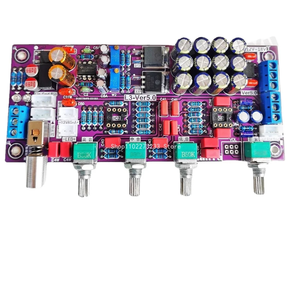 ⭐⭐⭐Hifi Class A Preamp Tone Board OPA2604 AD847 OP AMP Audio ...