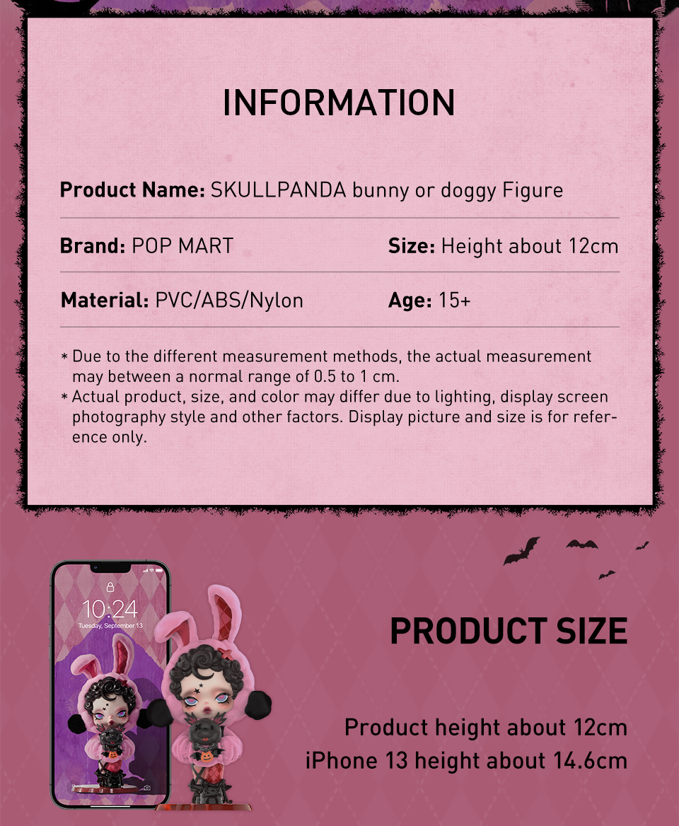 POP MART SKULLPANDA Bunny or Doggy Figure | Shopee Thailand
