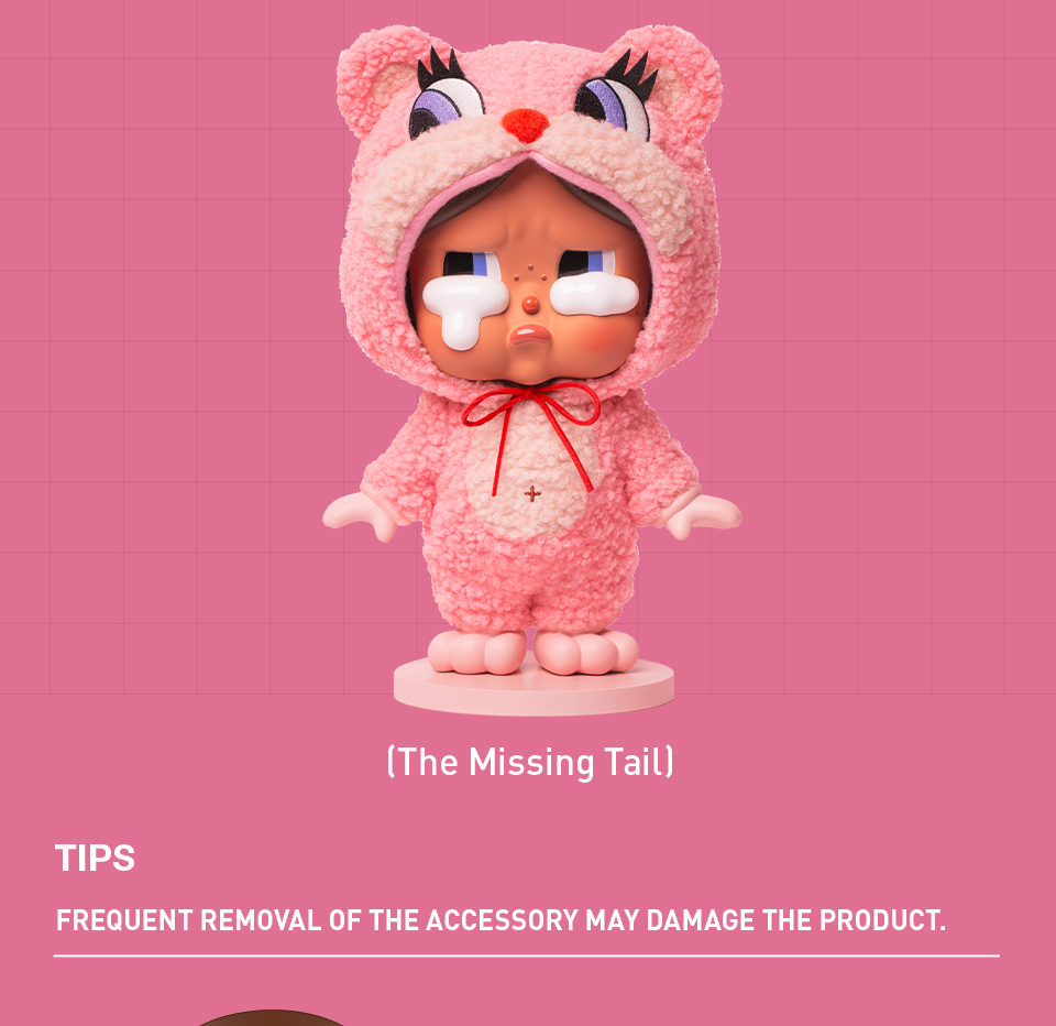 POP MART MEGA CRYBABY 400% The Missing Tail | Shopee Thailand