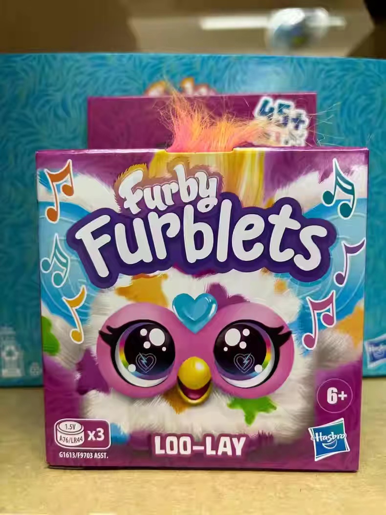 Furby Furblets Loo-Lay Mini Friend, 45+ Sounds & Music, Speaks Only ...