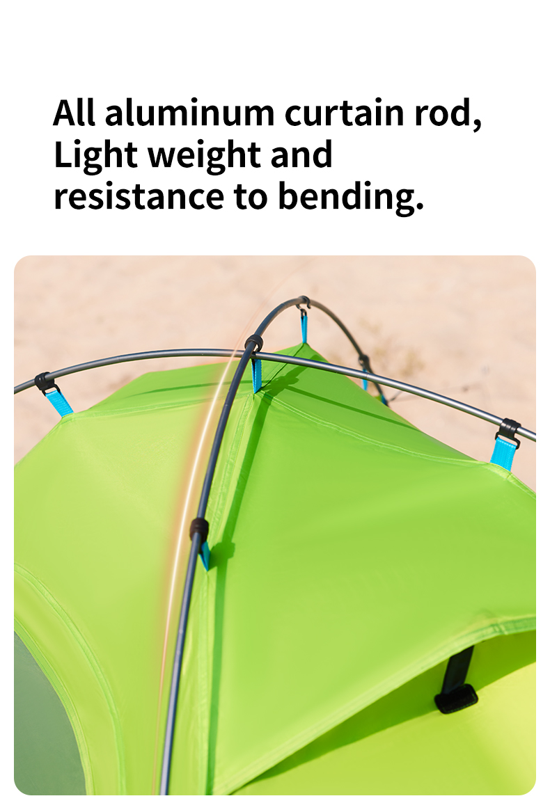 Naturehike กลางแจ้ง 2 คนตั้งแคมป์เดินป่า P Series เต็นท์ชั้นเดียว UPF40 + Breathable Ultralight Garden เต็นท์