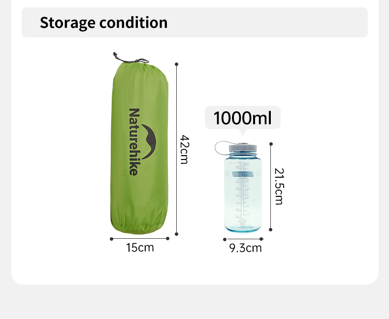 Naturehike กลางแจ้ง 2 คนตั้งแคมป์เดินป่า P Series เต็นท์ชั้นเดียว UPF40 + Breathable Ultralight Garden เต็นท์