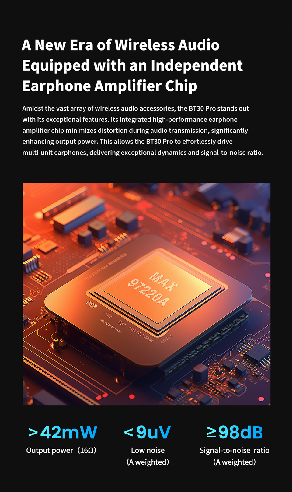 Trn BT30 Pro True Wireless Qualcomm QCC3040 ชิปเซ็ตบลูทูธ หู