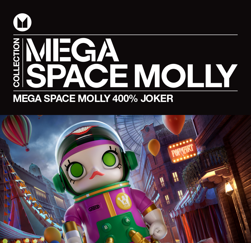 POP MART MEGA SPACE MOLLY JOKER 400% | Shopee Thailand