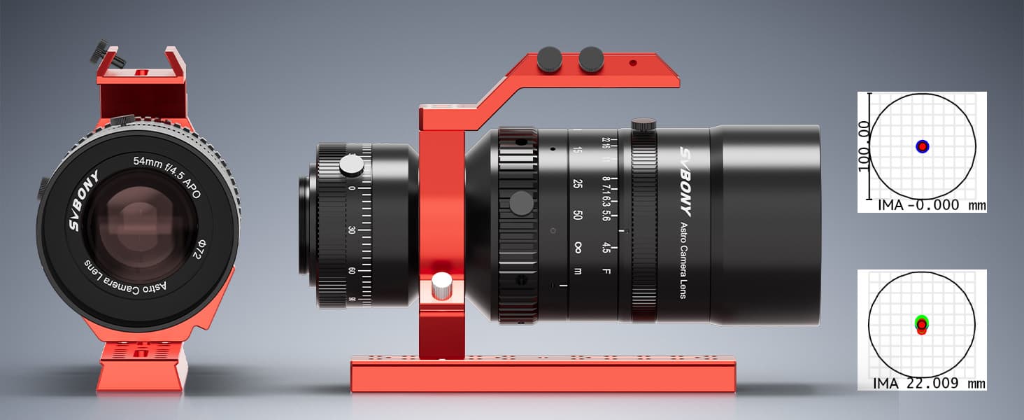 Svbony SV555 Astrograph Telescope APO 54 มม.f/4.5 เลนส์กล้องสําหรับ ...
