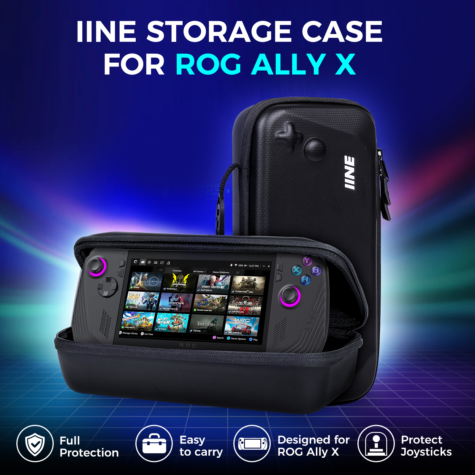 เคสเก็บของ IINE สําหรับ ROG ALLY X/Carrying Case สําหรับ ROG ALLY X ...