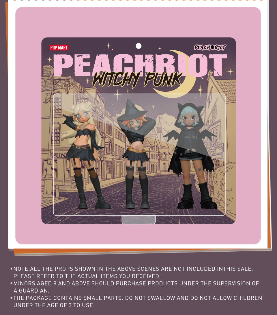 Pop MART Peach Riot Witchy Punk Figures | Shopee Thailand