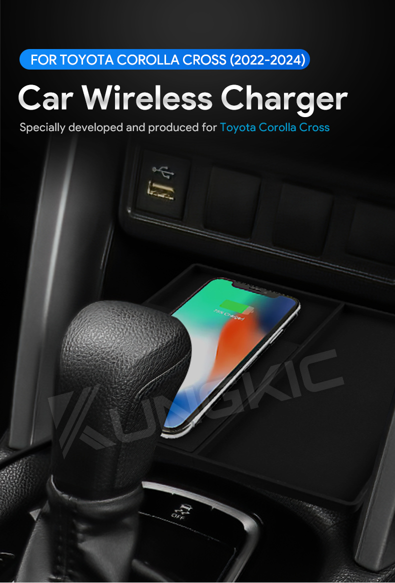 สําหรับ Toyota Corolla Cross 2022 2023 2024 Wireless Charger Pad รถ USB ...