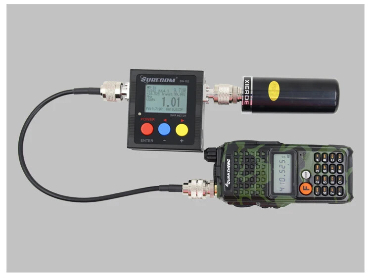 Surecom SW-102 N ประเภท 125-525Mhz VHF / UHF เสาอากาศและ SWR ...