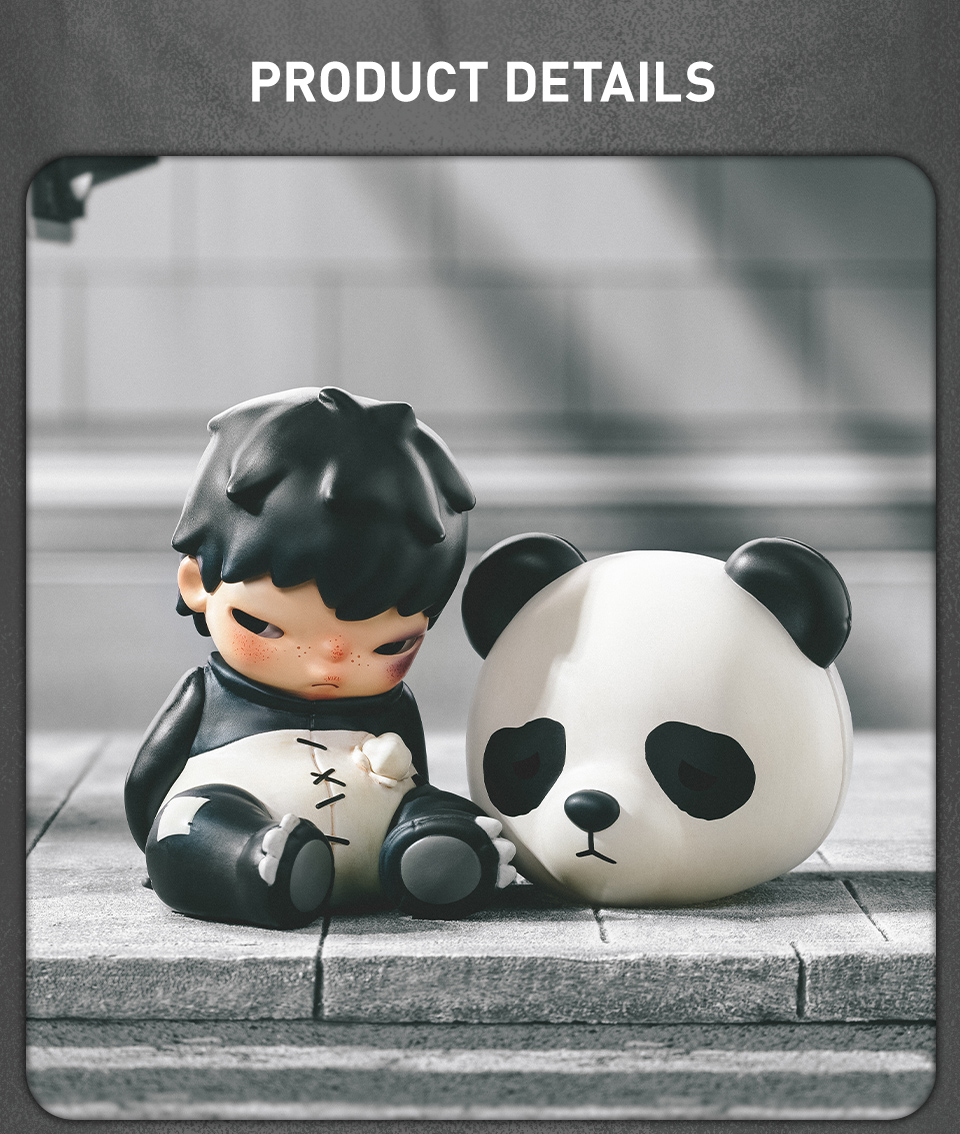 POP MART Hirono Doll Panda フィギュア Hirono Doll Panda Figure - POP MART (Japan)