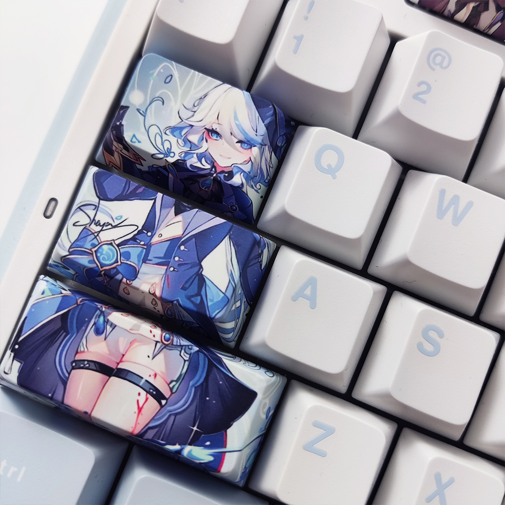 8/12pcs Luffy Zoro Keycaps โปรไฟล์เชอร์รี่ PBT Dye Sublimation One ...