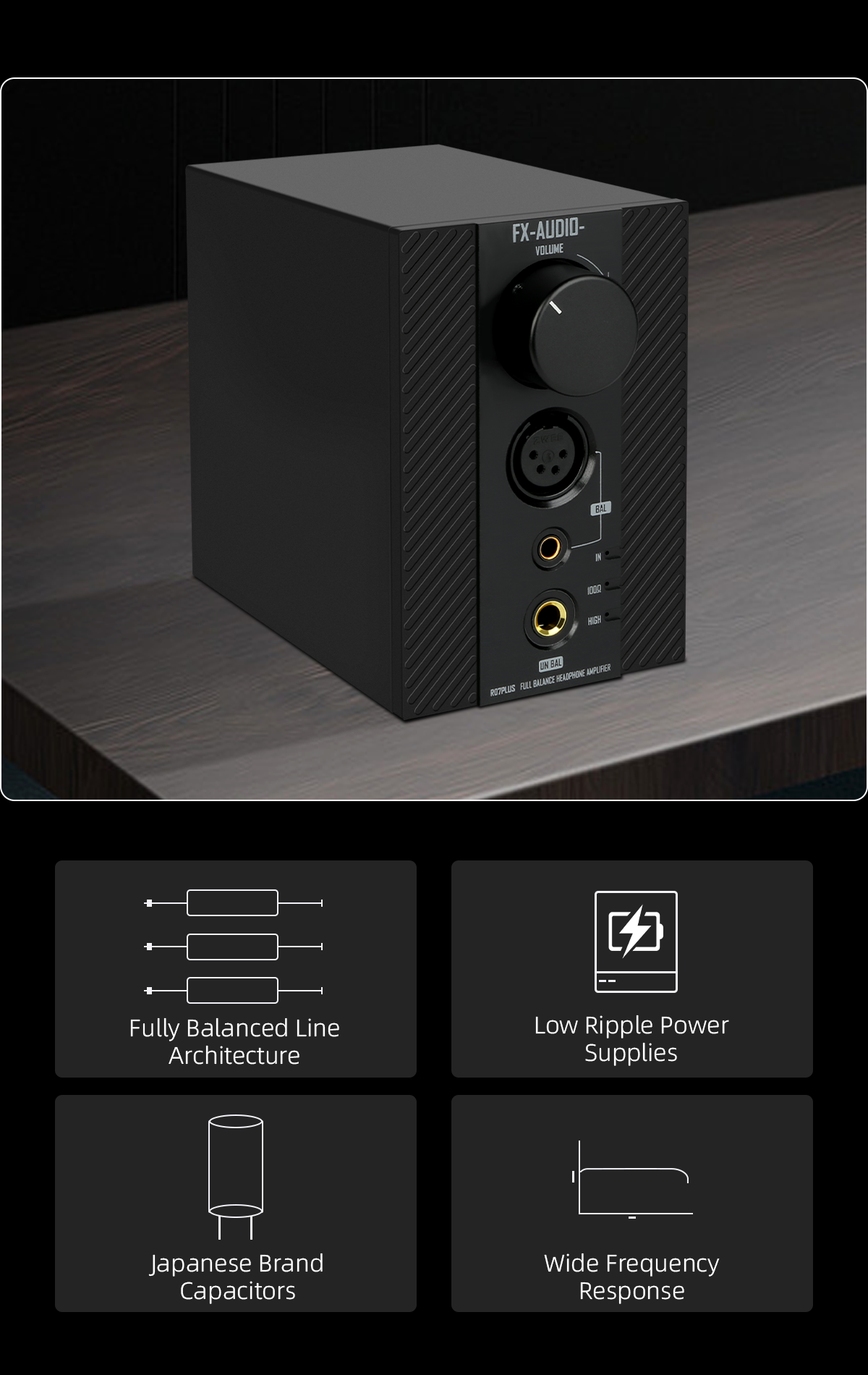 Fx-audio R07 PLUS Fever เครื่องขยายเสียงหูฟังไฮไฟ 2,000mW เครื่องขยาย ...