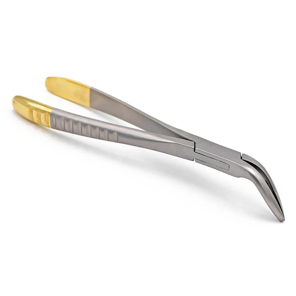 ทันตกรรมฟัน Root สกัด Forceps Root Fragment คีมเครื่องมือทันตกรรมโค้ง ...