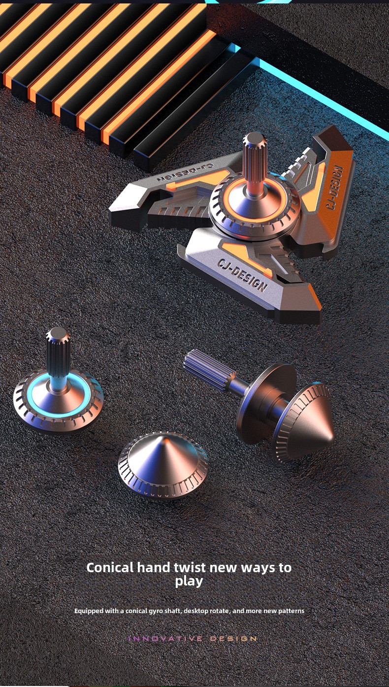 Cyclone Cut Series โลหะ Fidget Spinner Seiko การผลิต Decompression ของ ...